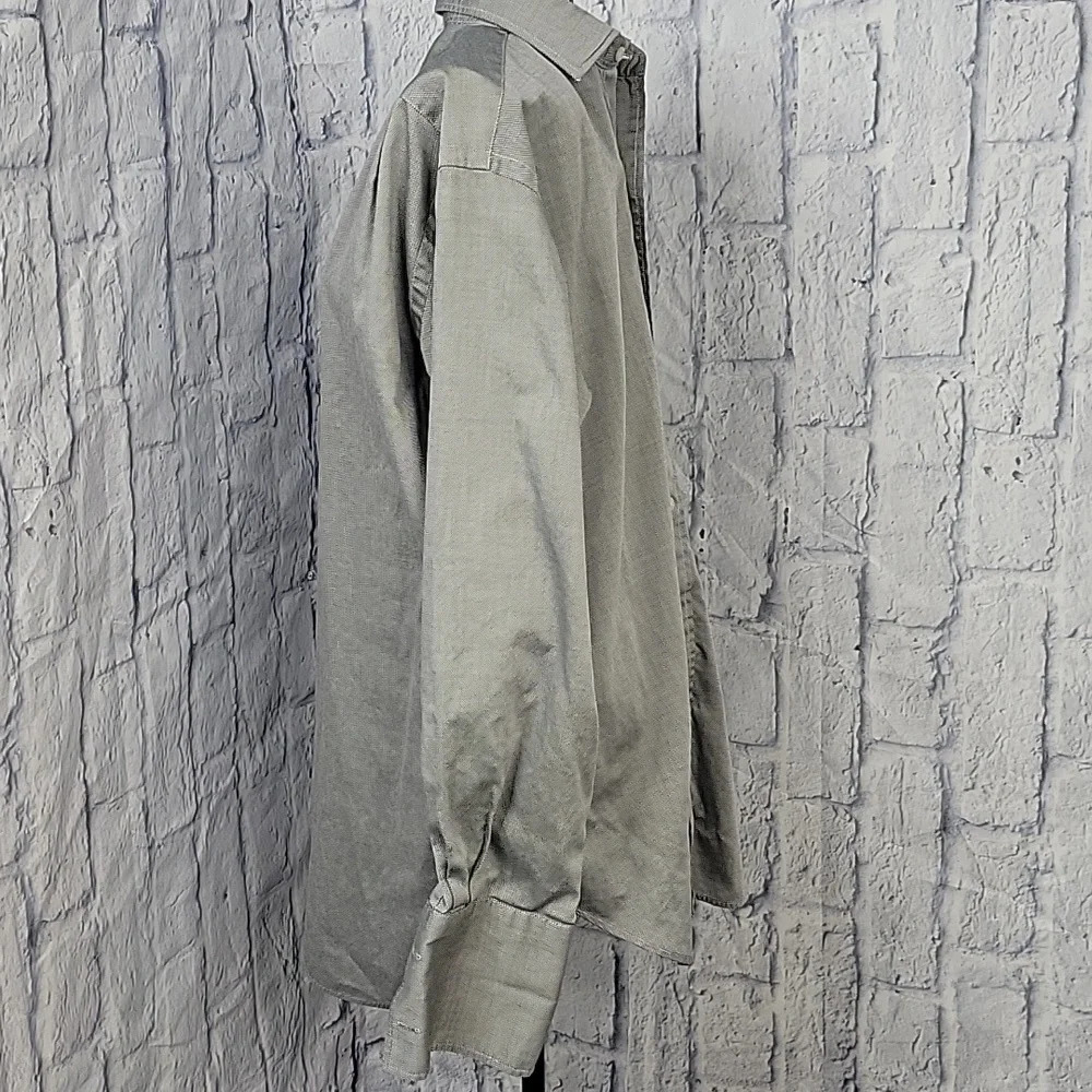POLO RALPH LAUREN Black and White Philip Button Up Men's Dress Shirt 15-32 - Picture 4 of 7